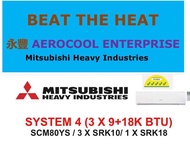Aircon sales promotion Mitsubishi HI 5 ticks system 4