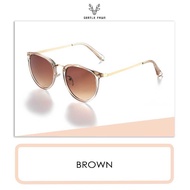 Gentle Fawn Kacamata Sunglasses Anti UV 400 Anti Silau Bentuk Oval Bahan TR90+Metal Kuat Kokoh Fashi