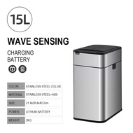 ถังขยะถังขยะอัจฉริยะขนาดใหญ่15/20/30/40/50/60ลิตรสำหรับห้องครัวเซ็นเซอร์อัจฉริยะอัตโนมัติถังขยะอาหาร