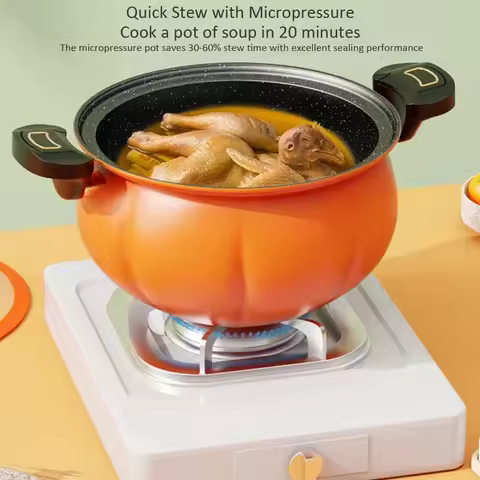 8L Cooking Pot Multifunctional Non Stick Micro Pressure Cook Kitchen Cookware Induction Cooker Gas S