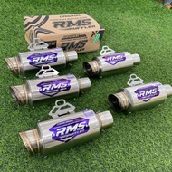 UNGU RMS PRODEK 15cm Purple Titanium Emblem Exhaust