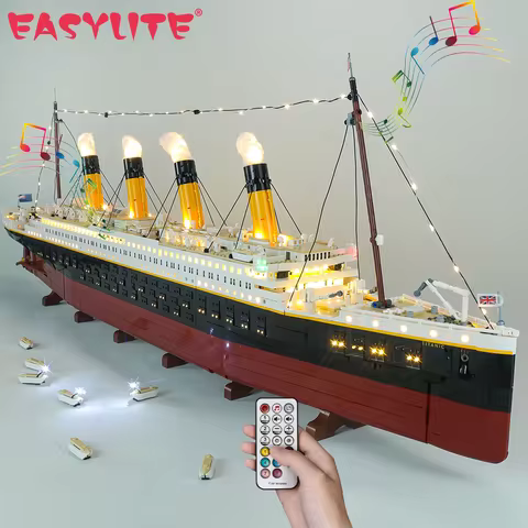 LED Light Set For Creative 10294 Titanic Royal Cruise Boat Classic Movie Ship Model Collectible Figu