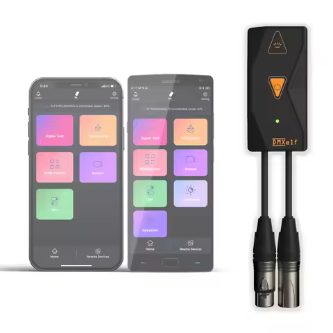 Pknight DMXelf Multifunction DMX Test Tool DMX Tester（3-pin or 5-pin）