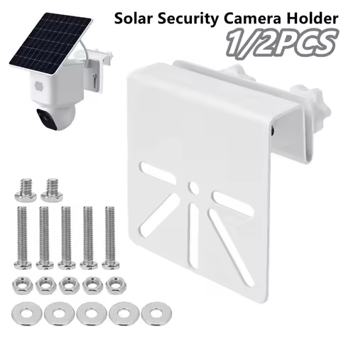 Solar Security Camera Gutter Mount Bracket Stainless Steel Rustproof No Tool Installation Fit Eufy R