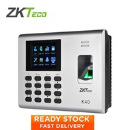 ZKTeco K40 Fingerprint Attendance Machine Time Clock RFID Card Attendance Clock Time Recorder Office Door Access Control