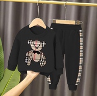 BAJU ANAK SETELAN ANAK PEREMPUAN SETELAN SWEATER ANAK TERBARU 1-5 TAHUN SETELAN SWEATER JOGGER SETEL
