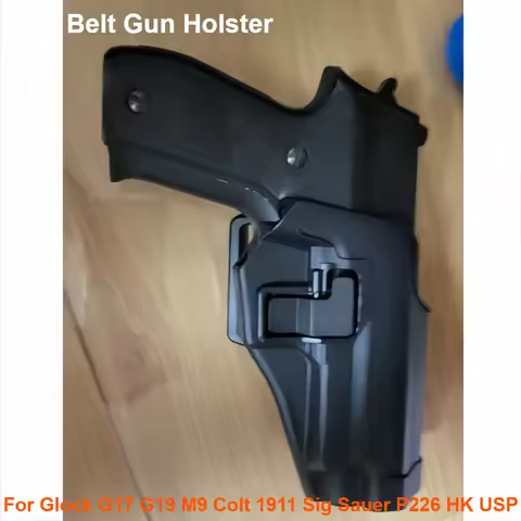 HOT Tactical Gun Holster For G-lock G17 G19 M9 Colt 1911 Sig Sauer P226 HK USP Airsoft Belt Holster