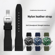 Suitable for IWC IWC Pilot Nylon Canvas Watch Strap Men's Sports Strap Portugal Botao Fino 20mm