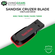 Sandisk Flash Drive Cruzer Blade USB  (8GB/16GB/32GB/64GB/128GB)