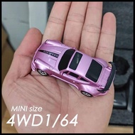 1:64 4WD MINI RC Car Proportional Throttle Steering Remote Control Drift Car Desktop Racing Car 2.4