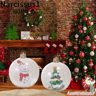 NARCISSUS Inflatable Balloons, 60cm Decoration Christmas Ball, Giant Toy without Light Giant Venue L