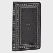 KJV Deluxe Gift Bible Black Cross Faux Leather