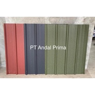 Atap Spandek Sandblast Warna Bahan 914mm - Spandeck