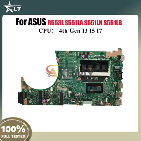 S551LA Laptop Motherboard For ASUS VivoBook S551LB S551LA S551L S551LN R553L Notebook Mainboard With