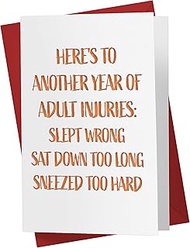 Karto Funny Birthday Card For Men and Women, Large 5.5 x 8.5 Happy Birthday Card For Him Or Her, Bir