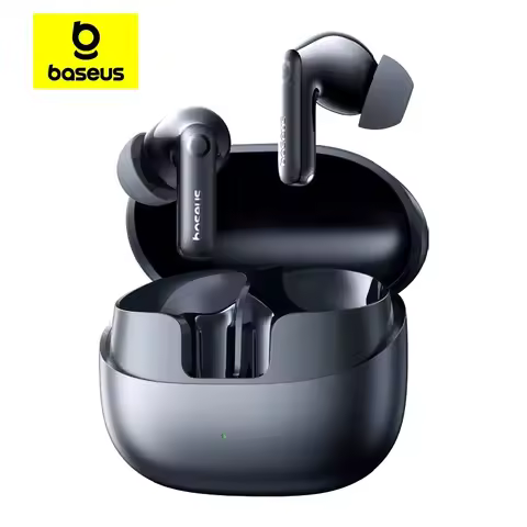 Baseus Bass BP1 Pro -50dB Noise Cancelling Wireless Earbuds Bluetooth 6.0 LDAC Hi-Res Sound 6-Mic AI