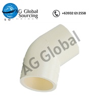 45 degrees pvc elbow 3/4 inch size