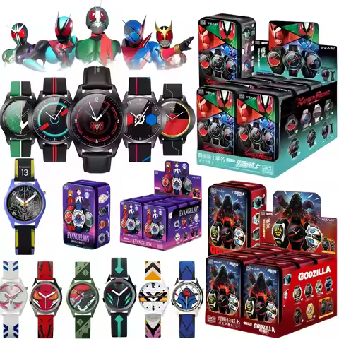 LDCX Kamen Rider Kabuto Quartz Build Kamen Rider Double Watch Blind Box Anime Toys Character Wristwa
