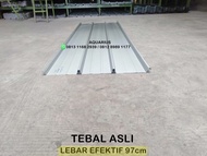 BLUESCOPE SPANDECK KLIP LOCK 97 TEBAL 0.45 MM ATAP SPANDEK KLIPLOK