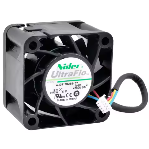 W40S12BUB5-07 4cm 40mm fan 40x40x28mm DC12V 0.53A 4pin Cooling fan for IPC server power supply