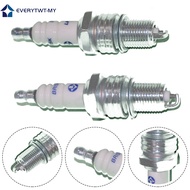 【EVERYTWT】2X spark plug replaces F7RTC for Hecht Einhell Brast lawn mowers