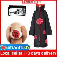 Naruto Costume Akatsuki Cloak Cosplay Sasuke Uchiha Cape Cosplay Itachi Clothing Cosplay costume