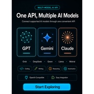 AI API Key Multi Model Gateway | GPT Claude Gemini Grok DeepSeek Qwen Llama Mistral | OpenAI Compati