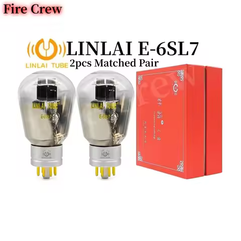 Fire Crew LINLAI E-6SL7 Vacuum Tube Elite Series Upgrade 6SL7 6SL7GT 6N9P 6N9 6H9C 5691 6N2 Audio Va