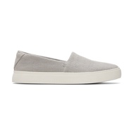 TOMS รองเท้าลำลองผู้หญิง สลิปออน รุ่น Kameron Drizzle Grey Two Tone Slub (CC) รองเท้าลิขสิทธิ์แท้ US