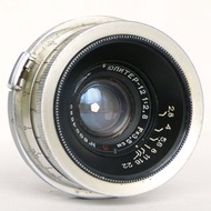 早期 Jupiter-12 紅色 P 2.8/35銀蘇聯鏡頭基輔 KMZ Contax RF 卡口