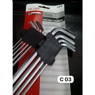L-shaped wrench Set SOLIGEN B02 C03 combination 9pc