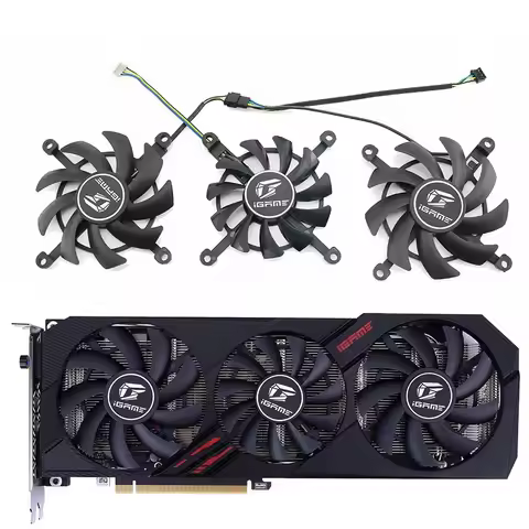 NEW 1LOT 85MM 75MM GTX 1660 Ultra GPU Fan，For Colorful IGame GTX 1660 1650 Ultra、RTX 2060 Ultra Grap
