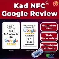 Kad NFC Google Review/NFC Google review Tap Card/Business Review Card/NFC Card/Kad Name Tags/Kad Off