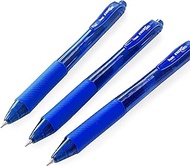 Pentel EnerGel X BL107 - Retractable Liquid Gel Ink Pen - 0.7mm - 84% Recycled - Blue - Pack of 6