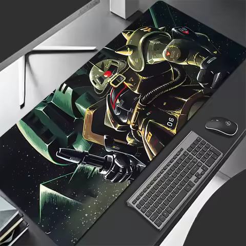 Large Mouse Pad Mechanical Warrior G-gundam Z-zaku II Laptop XXL Gamer Keyboard Mat Mousepad Edge Wh