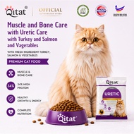 QITAT Premium Dry Cat Food【80G】Chicken Flavor | Adult Cat Food | Uretic Care | Urinary Health | Kidn