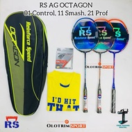 Raket Badminton RS AG OCTAGON 01 CONTROL 11 SMASH 12 SPEED POWER 21 PROF Original