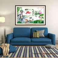 Cross-stitch painting - Chu Phat diamond painting VS437: 100*65cm - self-adhesive