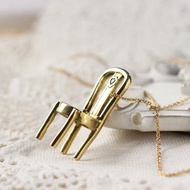 項鍊吊墜椅子復古圖案