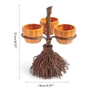 [Comebuy88] ฮาโลวีนยางฟักทองชามไม้กวาดสำหรับเสิร์ฟของว่างสลัดผลไม้ฮาโลวีนปาร์ตี้ของใช้ของตกแต่ง