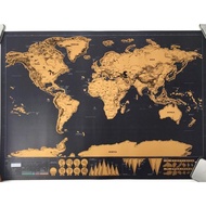 World Map Poster Wallpaper World Map Room Wall Decoration