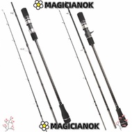 MAGICIANOK Travel Jigging Rod, 3-Piece 1.83-1.91m Carbon Rod, High Performance Ceramic Guides MH 600