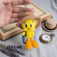 GANTUNGAN [PREORDER] Tweety Bird Plush Keychain Hat Bag Charm – Cute Doll Hanger