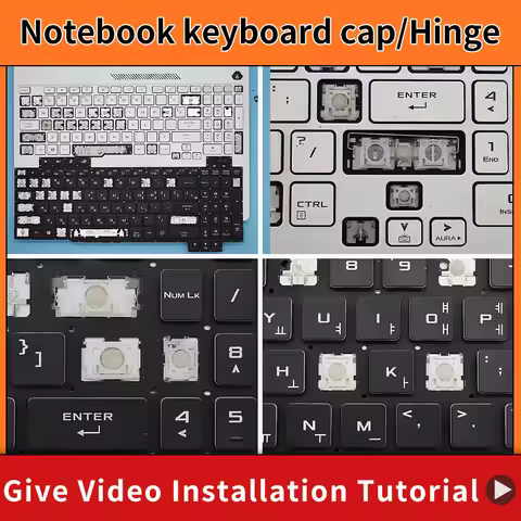 Replacement Keycap Key cap Hinge for Asus TUF Gaming 8 F15 FX506 FA506 FA506II FX506H F17 FA706 FA70