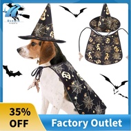 Halloween Cat Costume Pet Vampire Cape and Hat Cool Outfit Pet Vampire Cape Hat Cats Cosplay Clothes