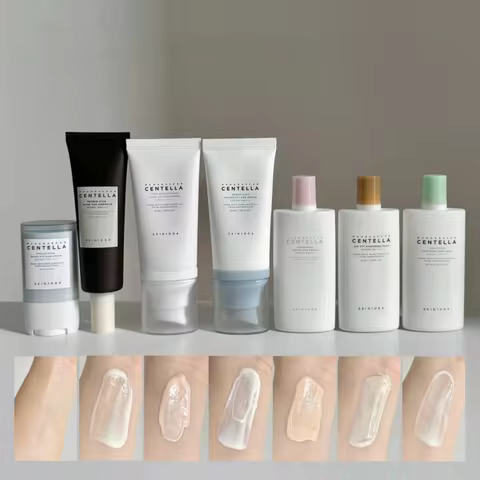 SKIN1004 Centella Sunscreen 8 Set K-Beauty SPF50+ PA++++ Hyalu-Cica Hydrating Soothing Lightweight N