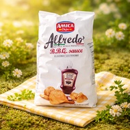 AMICA Eldorada Gluten Free Potatoes Chips Barbecue Flavored {HALAL}  130gm - Italy
