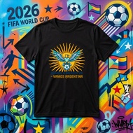 2026 Fifa World Cup Argentina Soccer Jersey Rumbo A Mexico 26 Vamos Argentina Football T Shirt Men W