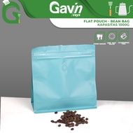 Coffee Bean Bag 1 kg - Ziplock Pouch Valve 1000gr - 1Kg Coffee Packaging - 1000 gram Coffee Bean Pac