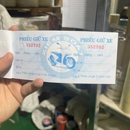 Combo of 2 Parking Tickets (100 sheets) Size 7x16mm